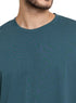 Dark Emerald Over Size Round T-Shirt - Khotwh