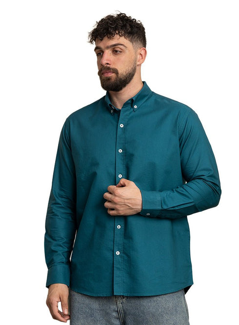 Dark Emerald Oxford Shirt - Khotwh