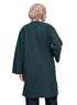 Dark Emerald RD - Over Size Feather Jacket - Khotwh