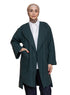 Dark Emerald RD - Over Size Feather Jacket - Khotwh