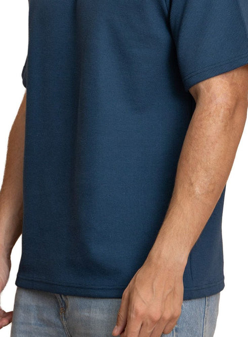 Dark Emerald Squares O.S Round T-Shirt - Khotwh