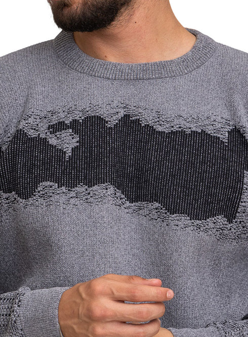 Dark Grey - Design00109 BS - Round Pullover - Khotwh