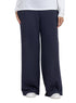 Dark Indigo Melton Wide Leg (W) - Khotwh