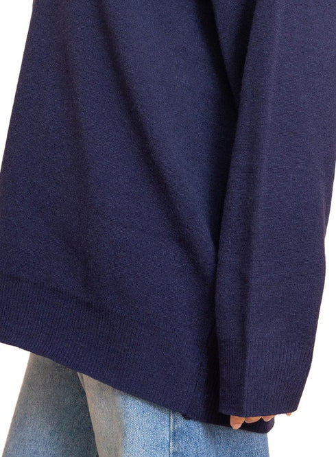 Dark Indigo Over Size Half Cole - Khotwh