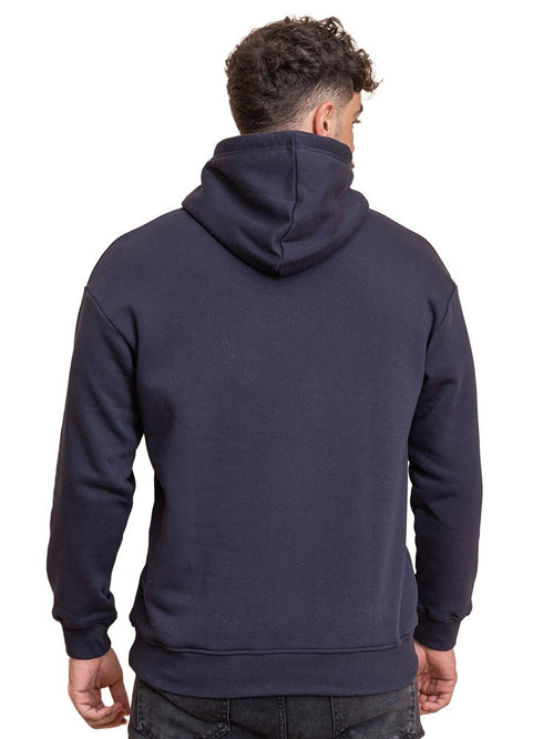 Dark Indigo Over Size Hoodie - Khotwh