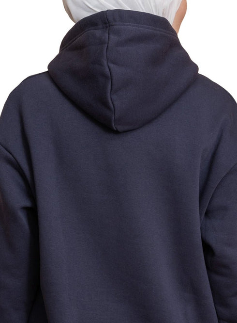 Dark Indigo Over Size Hoodie - Khotwh