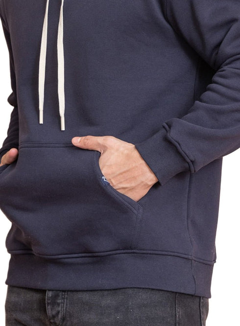 Dark Indigo Over Size Hoodie - Khotwh