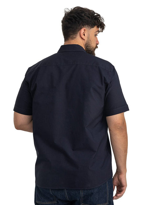 Dark Indigo Oxford Half Shirt - Khotwh