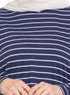 Dark Indigo Striped Long - Sleeve - Khotwh