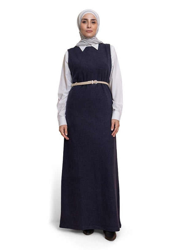 Dark Indigo W - Sleeveless Dress - Khotwh