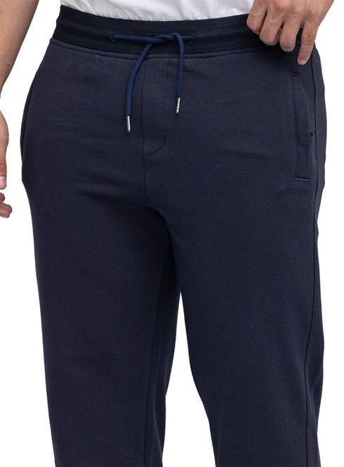 Dark Indigo Zipper-Melton Wide Leg - Khotwh