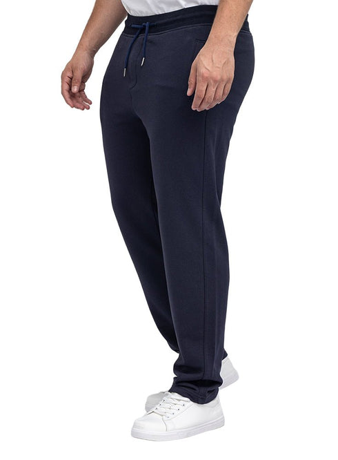 Dark Indigo Zipper-Melton Wide Leg - Khotwh