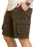 Dark Oily Cargo Short - Khotwh