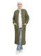 Dark Olive Long buttons Cardigan - Khotwh