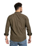 Dark Olive Oxford Shirt - Khotwh
