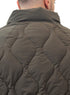 Dark Olive Puffer Jacket 3012 - Khotwh