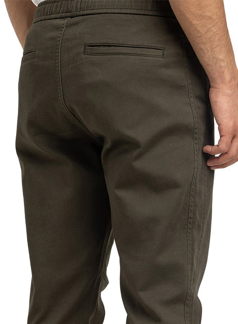 Dark Olive Roma - Elastic Pant - Khotwh