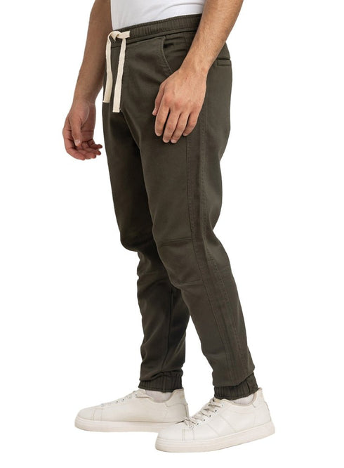 Dark Olive Roma - Elastic Pant - Khotwh