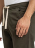 Dark Olive Roma - Elastic Pant - Khotwh