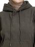 Dark Olive Velvet Hoodie Vent - Khotwh
