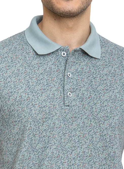 Dash - Aqua Foam Printed Polo - Khotwh