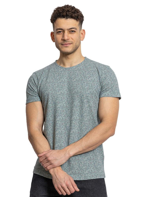 Dash - Aqua Foam Printed Round Pique - Khotwh