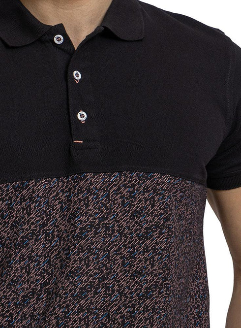 Dash - Black C - block Polo Shirt - Khotwh