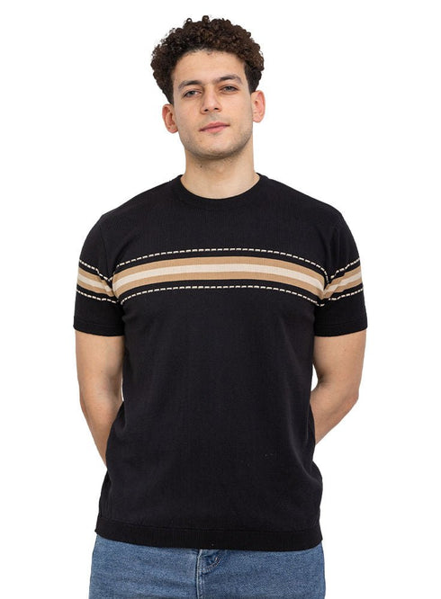 Dash - Black F - Round Knit Pullover - Khotwh