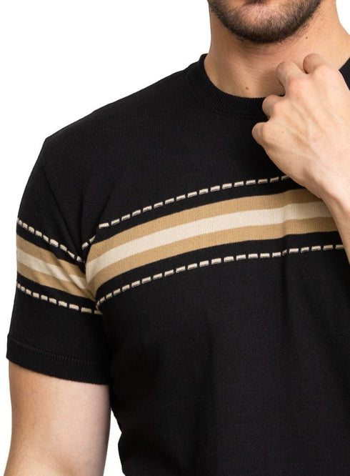 Dash - Black F - Round Knit Pullover - Khotwh