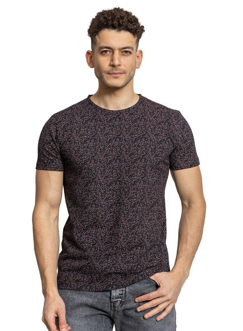 Dash - Black Printed Round Pique - Khotwh