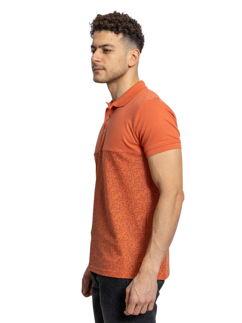 Dash - Copper Coin C - block Polo Shirt - Khotwh