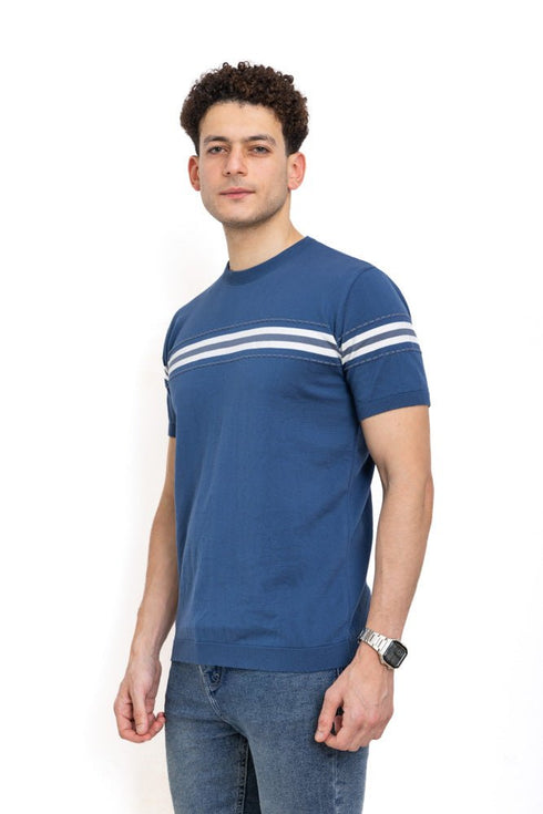 Dash - Indigo F - Round Knit Pullover - Khotwh