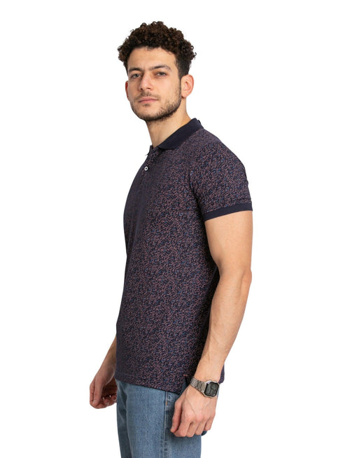 Dash - Indigo Printed Polo - Khotwh