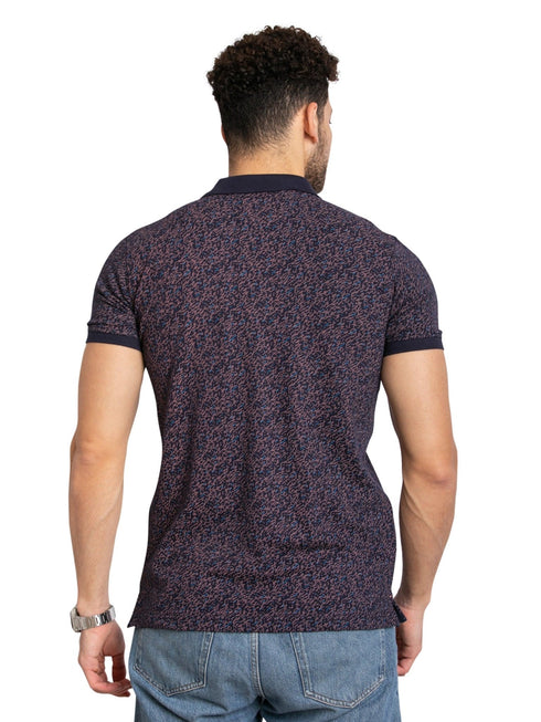 Dash - Indigo Printed Polo - Khotwh