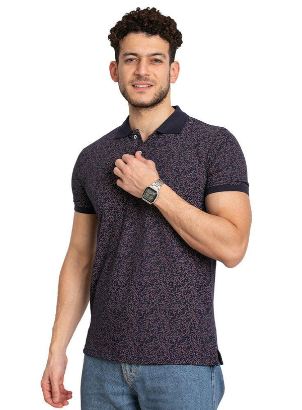 Dash - Indigo Printed Polo - Khotwh