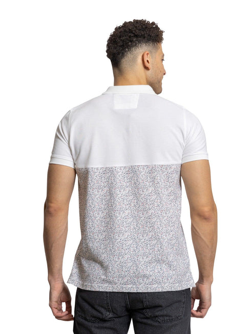 Dash - White C - block Polo Shirt - Khotwh