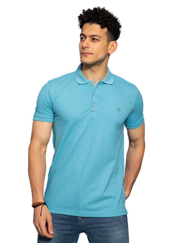 Deep - Aqua Basic Polo - Khotwh