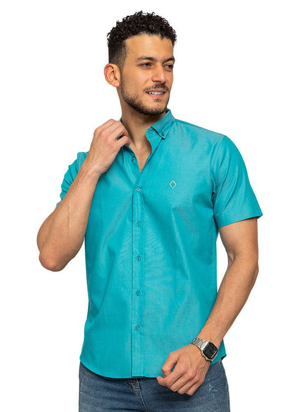 Deep - Aqua Half - Shirt - Khotwh