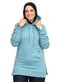 Deep Aqua Hoodie Vent - Khotwh