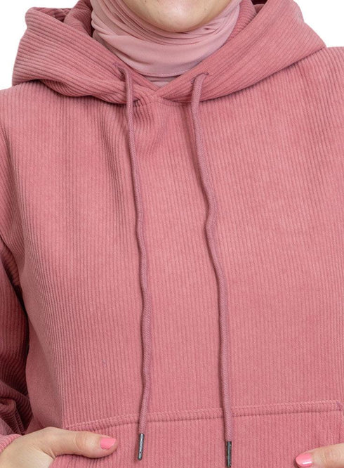 Desert Sand Velvet Hoodie Vent - Khotwh