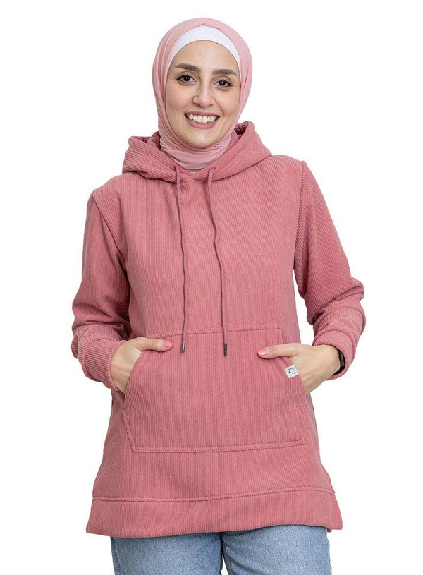 Desert Sand Velvet Hoodie Vent - Khotwh