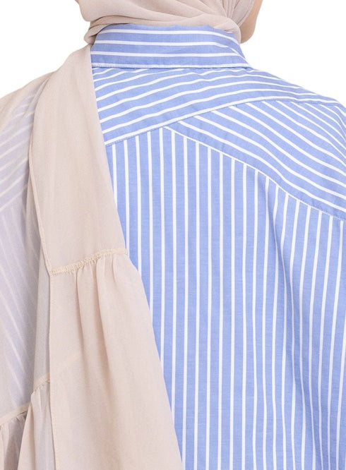 Design 1 RD - Striped Poplin Shirt - Khotwh