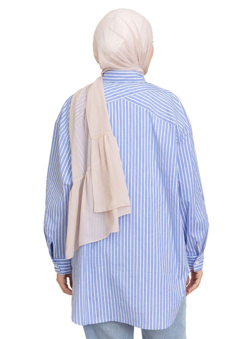 Design 1 RD - Striped Poplin Shirt - Khotwh