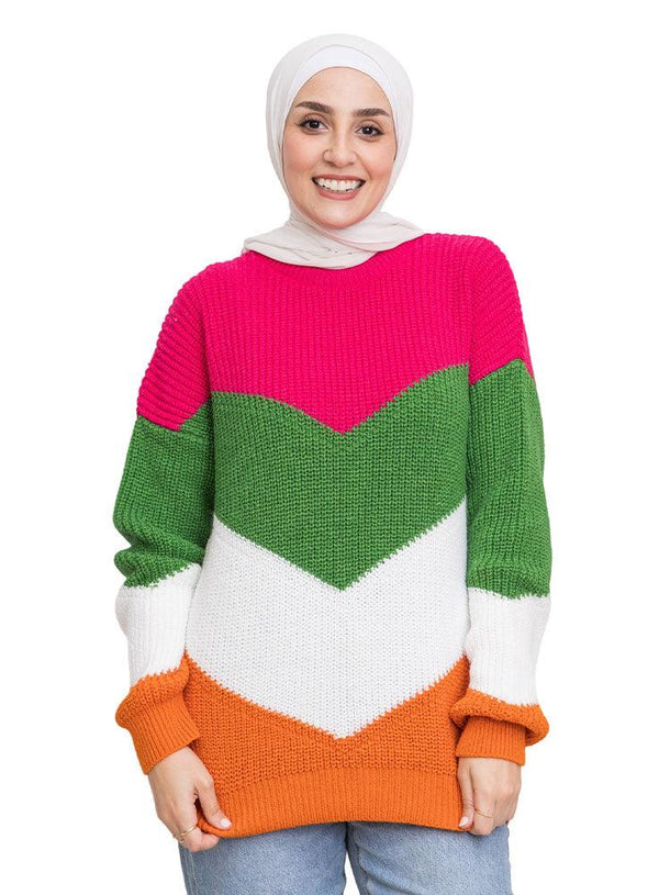 Design 1 Z - Striped Pullover - Khotwh