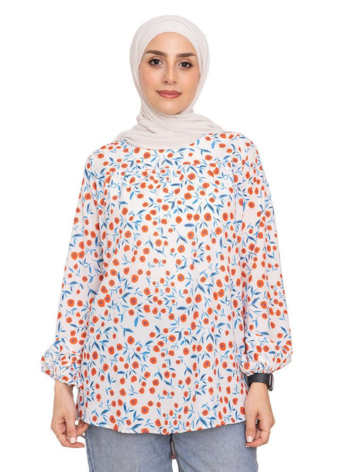 Design 10 Printed Blouse - Khotwh