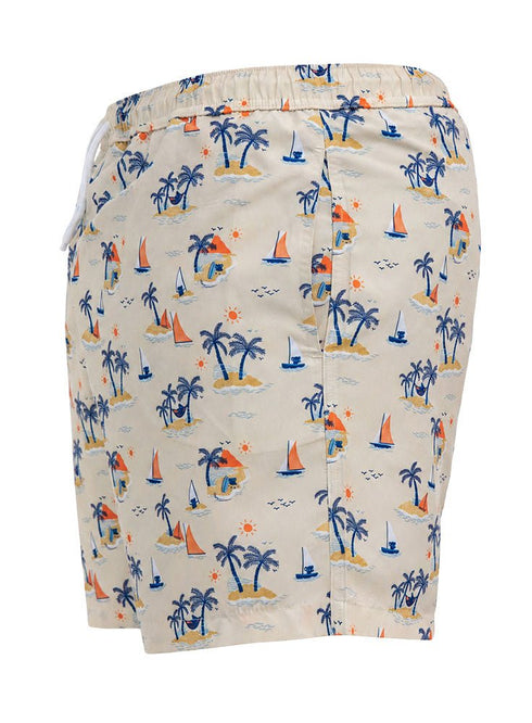 Design 11 Printed Beach Short - Khotwh