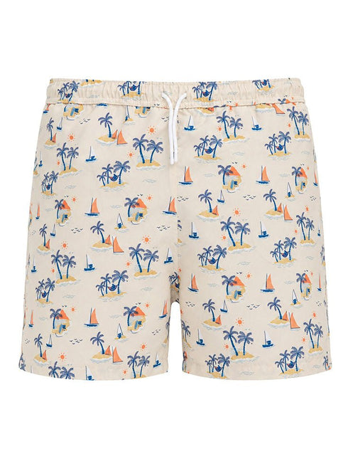 Design 11 Printed Beach Short - Khotwh