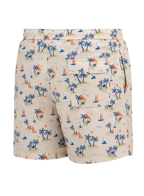 Design 11 Printed Beach Short - Khotwh
