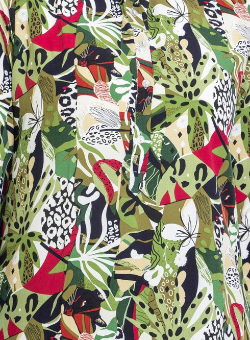 Design 12 Cloak Printed Blouse - Khotwh