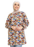 Design 14 Cloak Printed Blouse - Khotwh